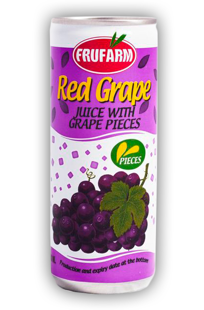 Red grape with pieces